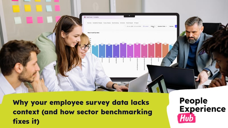 Why your employee survey data lacks context (and how sector benchmarking fixes it)-1