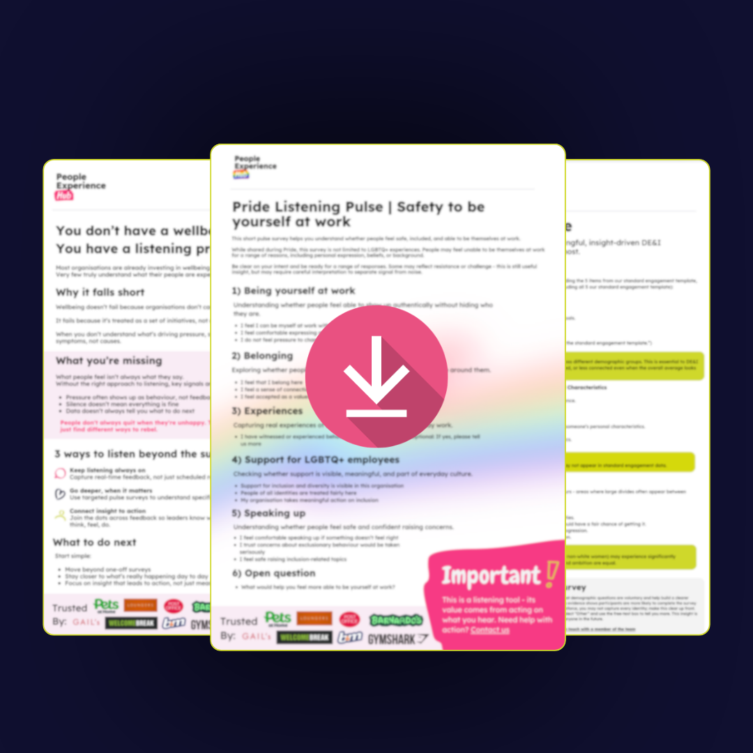 Thumbnail for employee listening templates